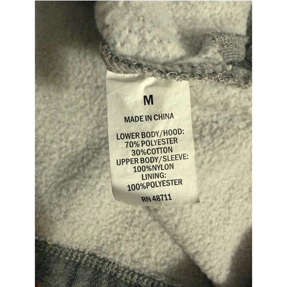 MTA Sport Hooded Sweatshirt Men's Medium Long Sleeve Pullover Windbreaker Hoodie - Picture 4 of 8